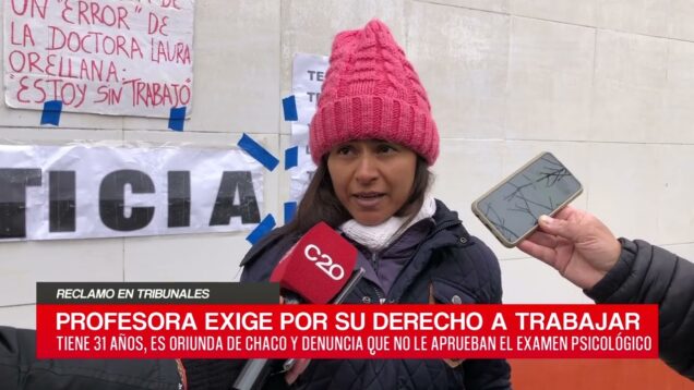 C20 Noticias | Reclamo en tribunales – Carina Almada