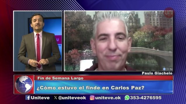 Uniteve Noticias | Cómo estuvo el fin de semana largo en Carlos Paz