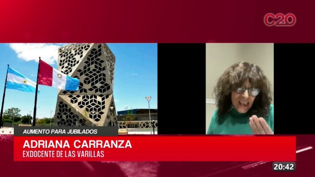 C20 Noticias | Aumento para jubilados – Adriana Carranza