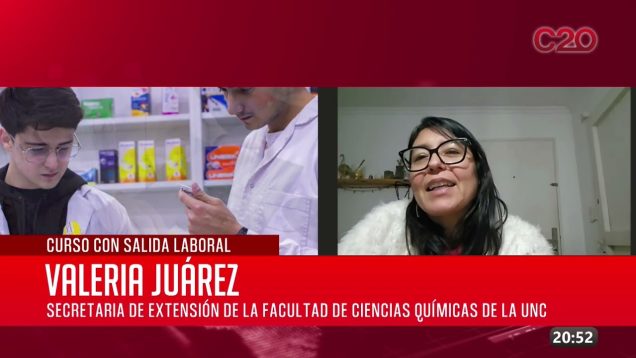 C20 Noticias | Curso con salida laboral – Valeria Juárez
