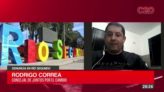 C20 Noticias | Denuncia en Río Segundo – Rodrigo Correa