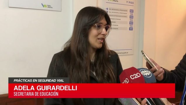 C20 Noticias | Práctica en seguridad vial – Adela Guirardelli