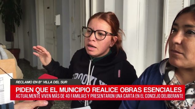 C20 Noticias | Reclamo en B° Villa del Sur – Nerina, Juliana y Susana