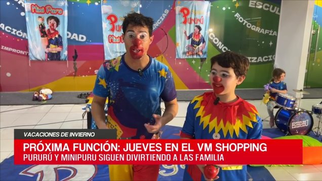 C20 Noticias | Vacaciones de invierno – El Payaso Pururú y Minipuru