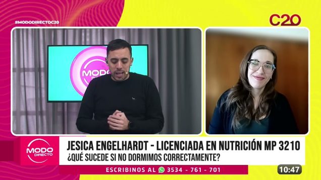 Modo Directo | Por que dormimos mal y cuales son sus causas – Jesica Engelhardt