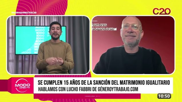 Modo Directo | Sanción del matrimonio igualitario – Lucho Fabri