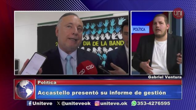 Uniteve Noticias | Daniel Bolloli es el nuevo director general de la Policía Caminera