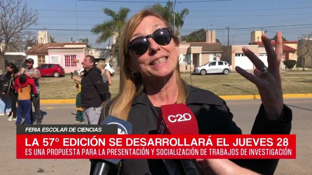 C20 Noticias | Feria escolar de ciencias – Adriana Mellano