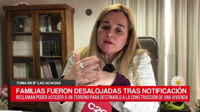 C20 Noticias | Toma en B° Las Acacias – Silvia Maldonado