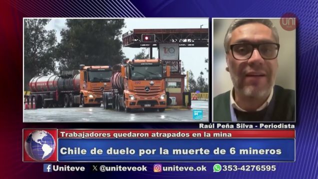 Uniteve Noticias | Chile de duelo por la muerte de seis mineros