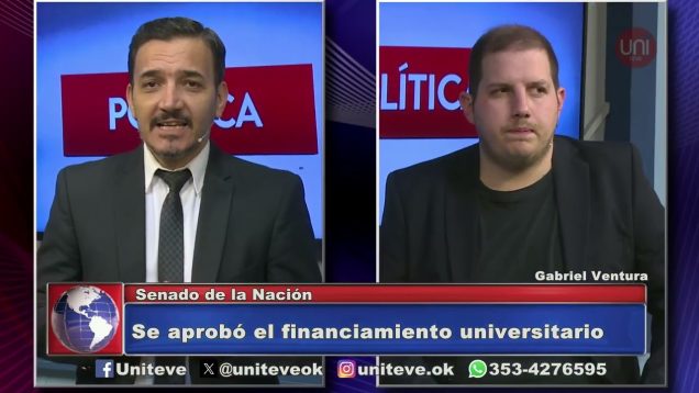 Uniteve Noticias | En primera lectura, se dio lugar al tratamiento del aumento en el agua