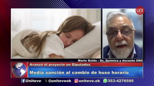 Uniteve Noticias | Media sanción al cambio de huso horario: la opinión de los especialistas