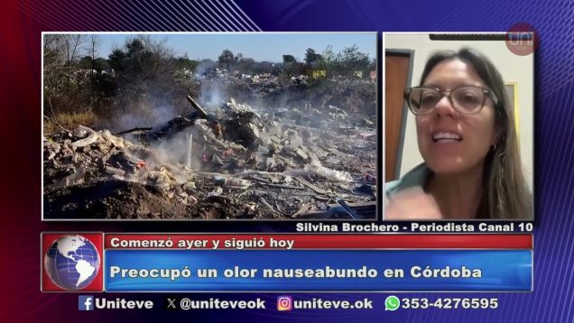 Uniteve Noticias | Preocupó un olor nauseabundo en Córdoba