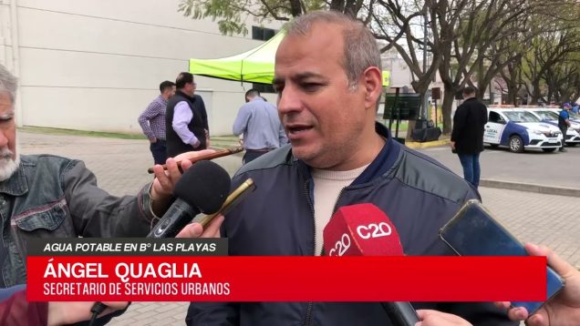 C20 Noticias | Agua potable en B° Las Playas – Ángel Quaglia