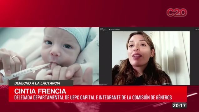 C20 Noticias | Derecho a la lactancia – Cintia Frencia