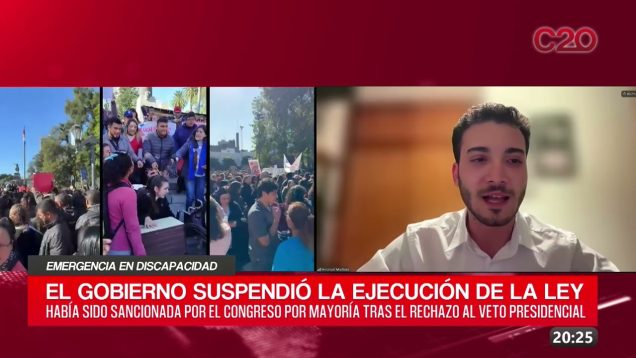 C20 Noticias | Emergencia en discapacidad – Emanuel Martínez