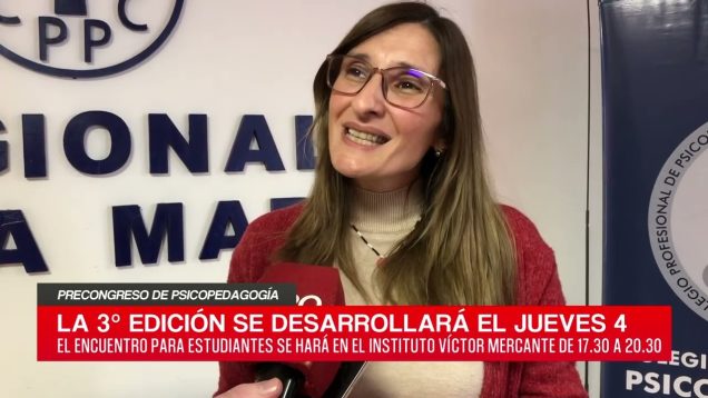 C20 Noticias | Precongreso de Psicopedagogía – Fernanda Talei