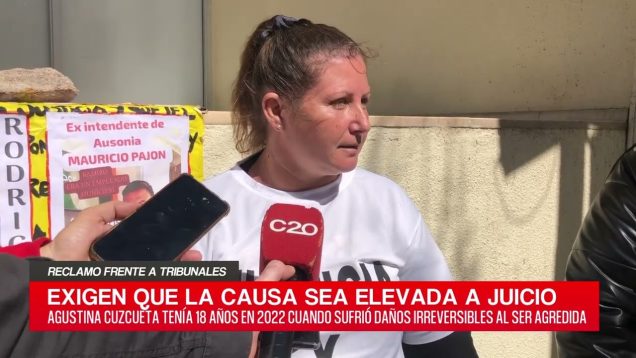 C20 Noticias | Reclamo frente a tribunales – Verónica Vilchez