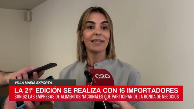 C20 Noticias | Villa María Exporta – Pilar Martínez