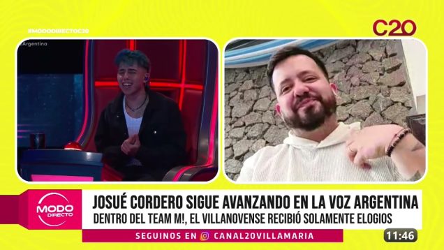 Modo Directo | La Voz Argentina – Josué Cordero