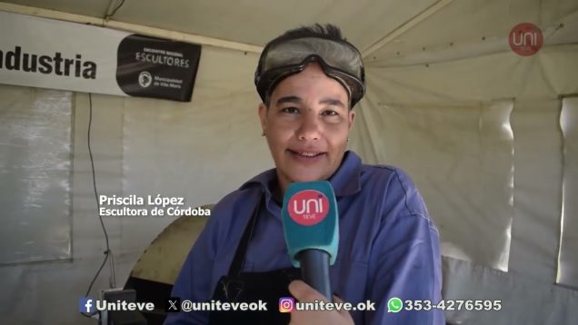 Uniteve Noticias | Comenzó el Encuentro Nacional de Escultores en Villa María