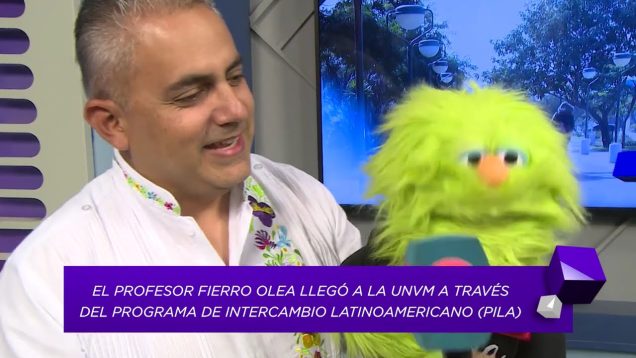 Uniteve Noticias | El profesor Fierro Olea llegó a la UNVM desde México