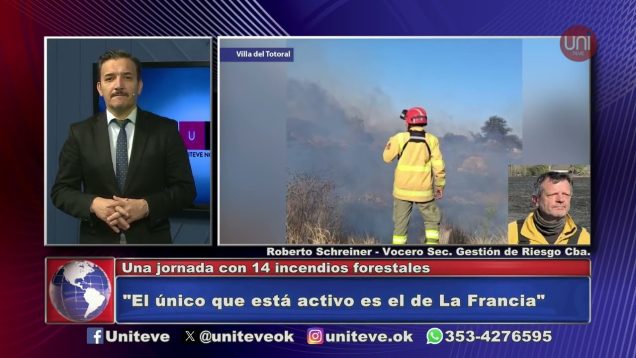 Uniteve Noticias | Incendios en las sierras de Córdoba