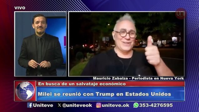 Uniteve Noticias | Milei se reunió con Trump en Estados Unidos