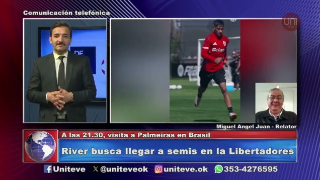 Uniteve Noticias | River busca llegar a semis en la Libertadores