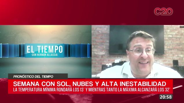 C20 Noticias | Hernán Allasia – Pronóstico Del Tiempo