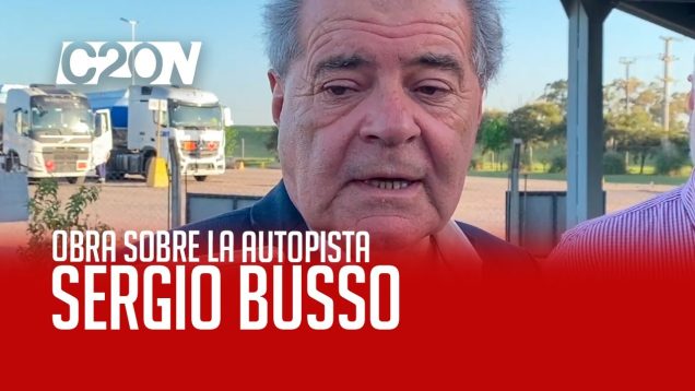 C20 Noticias | Sergio Busso – Obra sobre la autopista