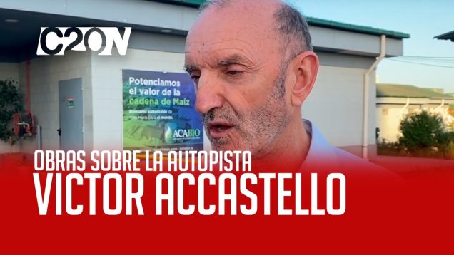 C20 Noticias | Víctor Accastello – Obras sobre la autopista