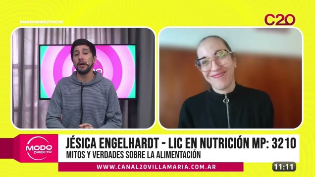 Modo Directo | Mitos y verdades sobre la alimentación – Jésica Engelhardrt