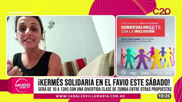 Modo Directo | Patricia Juncos – ¡Kermés solidaria en el Favio este sábado!