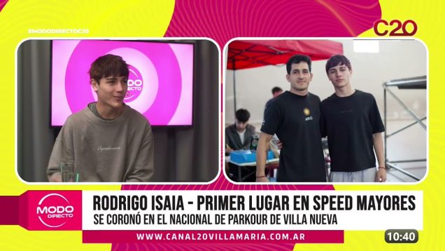 Modo Directo | Rodrigo Isaia – Se Coronó en el Nacional de Parkour de Villa Nueva