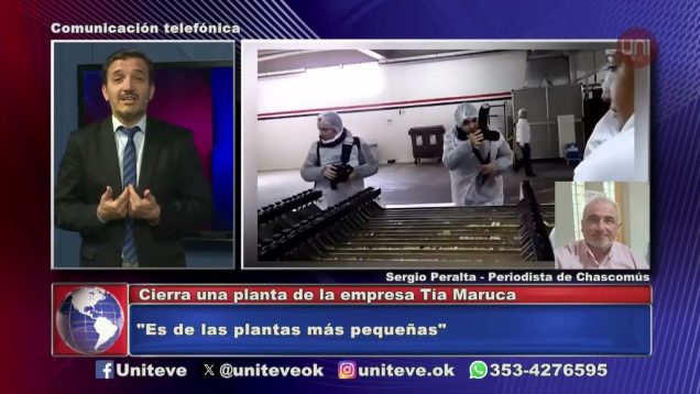 Uniteve Noticias | Crisis en la industria: cierra una planta de la empresa Tía Maruca