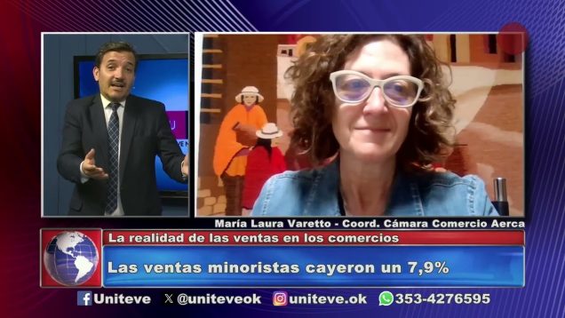 Uniteve Noticias | Las ventas minoristas cayeros un 7,9%