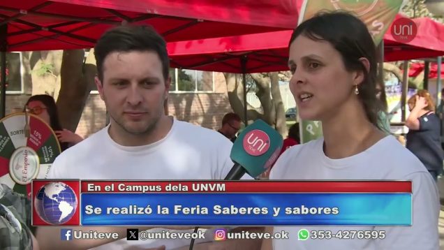 Uniteve Noticias | Se llevó a cabo una nueva Feria Saberes y Sabores