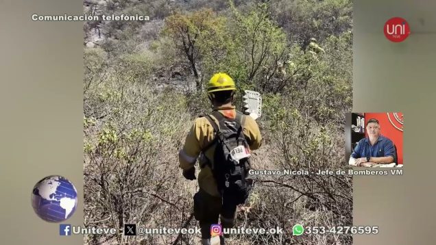 Uniteve Noticias | Sigue activo el incendio en Guasapampa