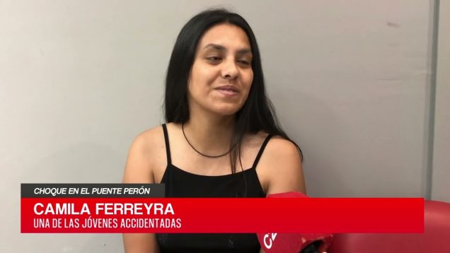 C20 Noticias | Choque en el puente Perón – Camila Ferreyra