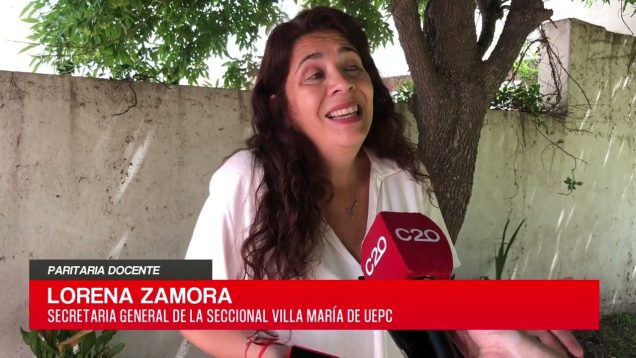 C20 Noticias | Paritaria docente – Lorena Zamora