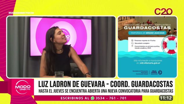 Modo Directo | Convocatoria para guardacostas – Luz Ladron de Guevara