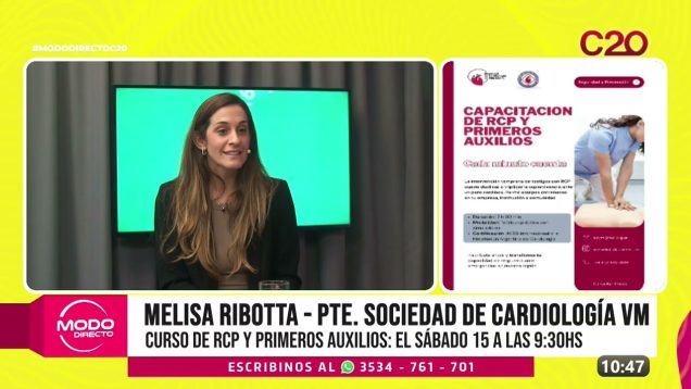 Modo Directo | Cursos de RCP – Melisa Ribotta
