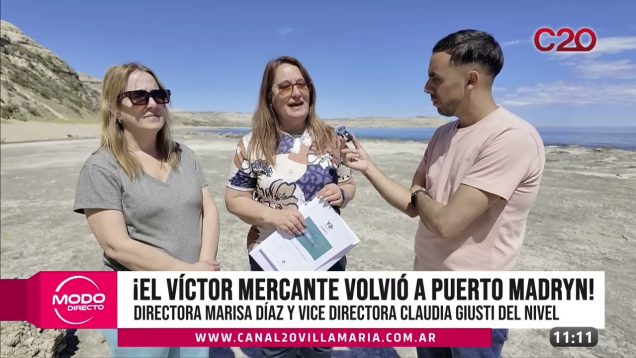 Modo Directo | El Victor Mercante volvió a Puerto Madryn – Marisa Díaz y Claudia Giusti
