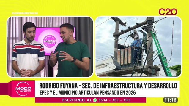 Modo Directo | Infraestructura y desarrollo – Rodrigo Fuyana