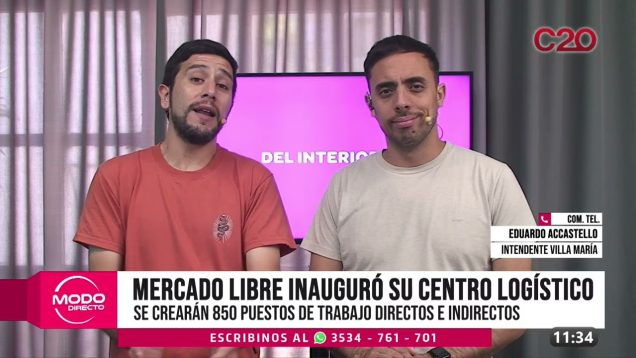 Modo Directo | Mercado Libre inauguró su centro logístico – Eduardo Accastello