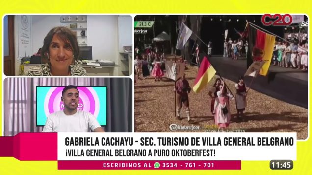Modo Directo | Villa General Belgrano a puro Oktoberfest – Gabriel Cachayu