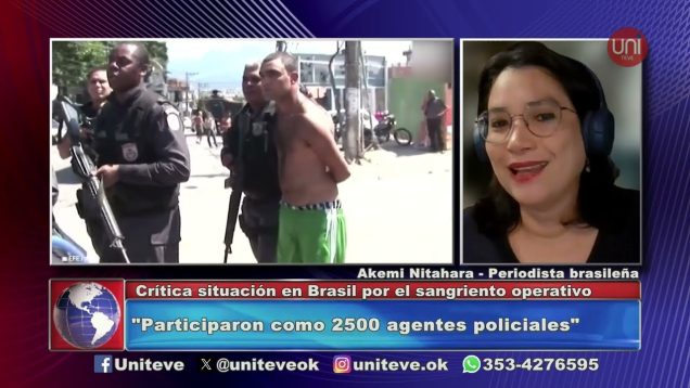 Uniteve Noticias | Crítica situación en Brasil por el sangriento operativo