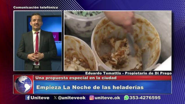 Uniteve Noticias | La noche de las heladerías en Villa María