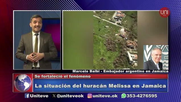 Uniteve Noticias | La situación del huracán Melissa en Jamaica